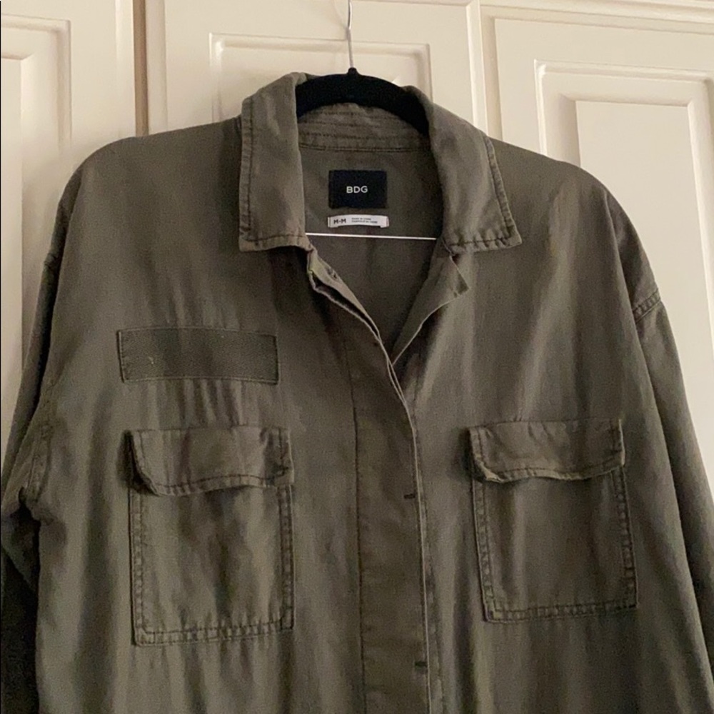 Green Cargo Jacket - image 2